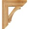 Ekena Millwork Imperial Slat Rough Sawn Bracket w/ Offset Brace, Western Red Cedar, 8"W x 24"D x 28"H BKT0806X24X28IMP06RWR - alternate 4